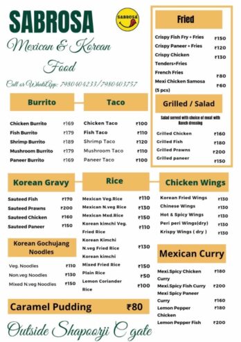 Sabrosa Mexican / Korean Food