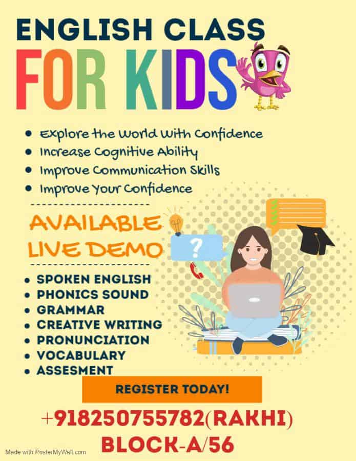 ENGLISH CLASS FOR KIDS