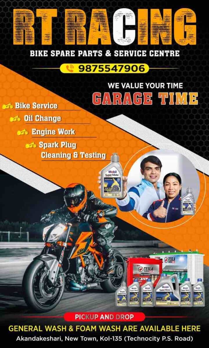 RT RACING Bike Spare Parts and Service Centre.