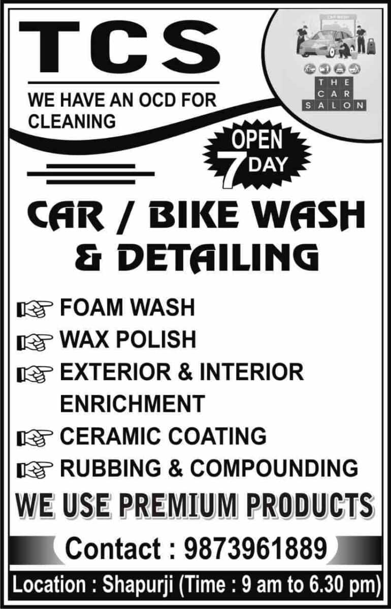 TCS CAR BIKE WASH AND DETAILING